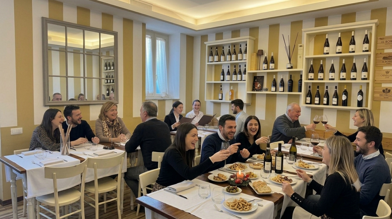 Atmosfera calda e conviviale al Gorgeous Bar & Bistrò